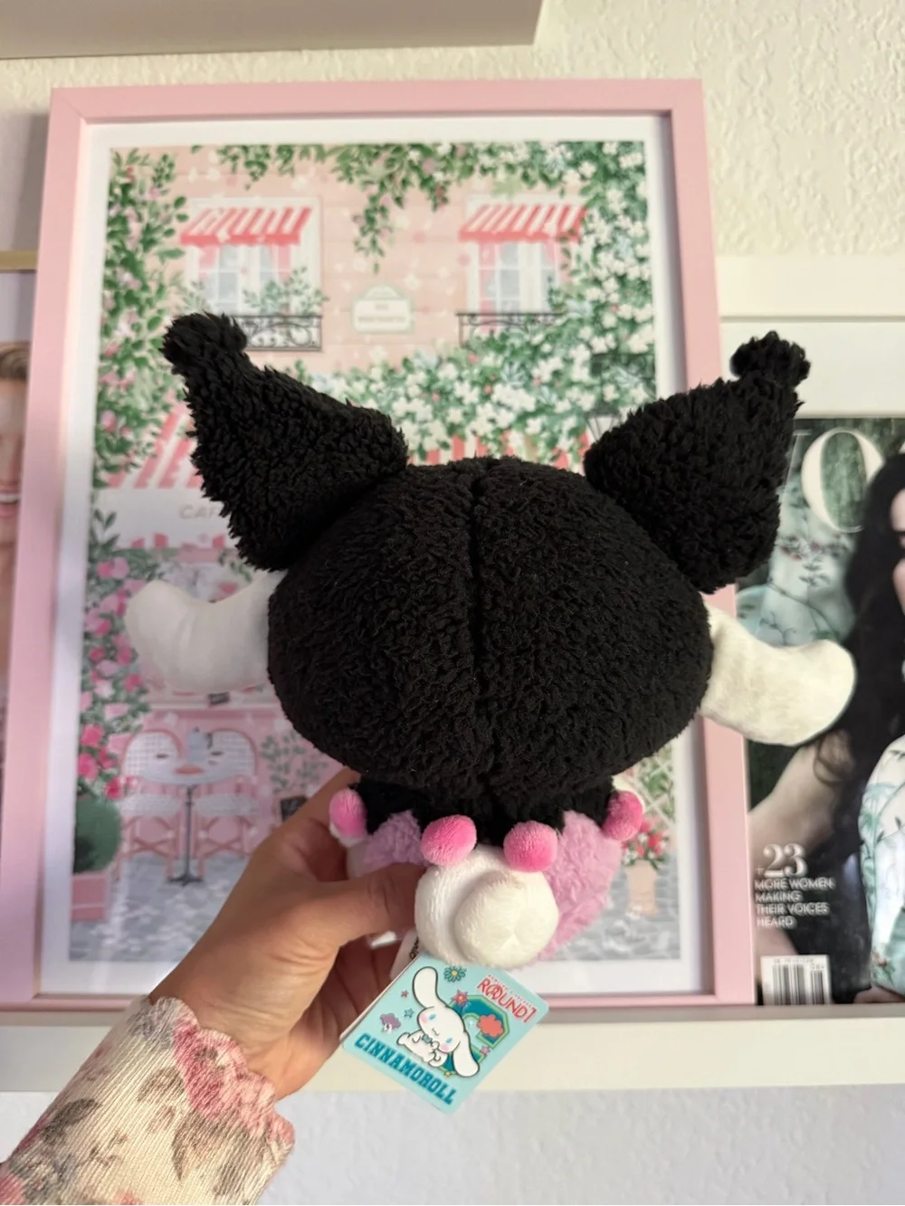 Sanrio Cinnamoroll Plush Dressed as Kuromi